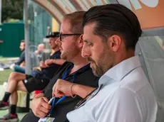 Il diesse Giuseppe Franco in panchina ad Arzignano