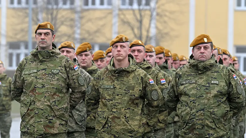 Militari croati (foto Ministero della difesa della Croazia)