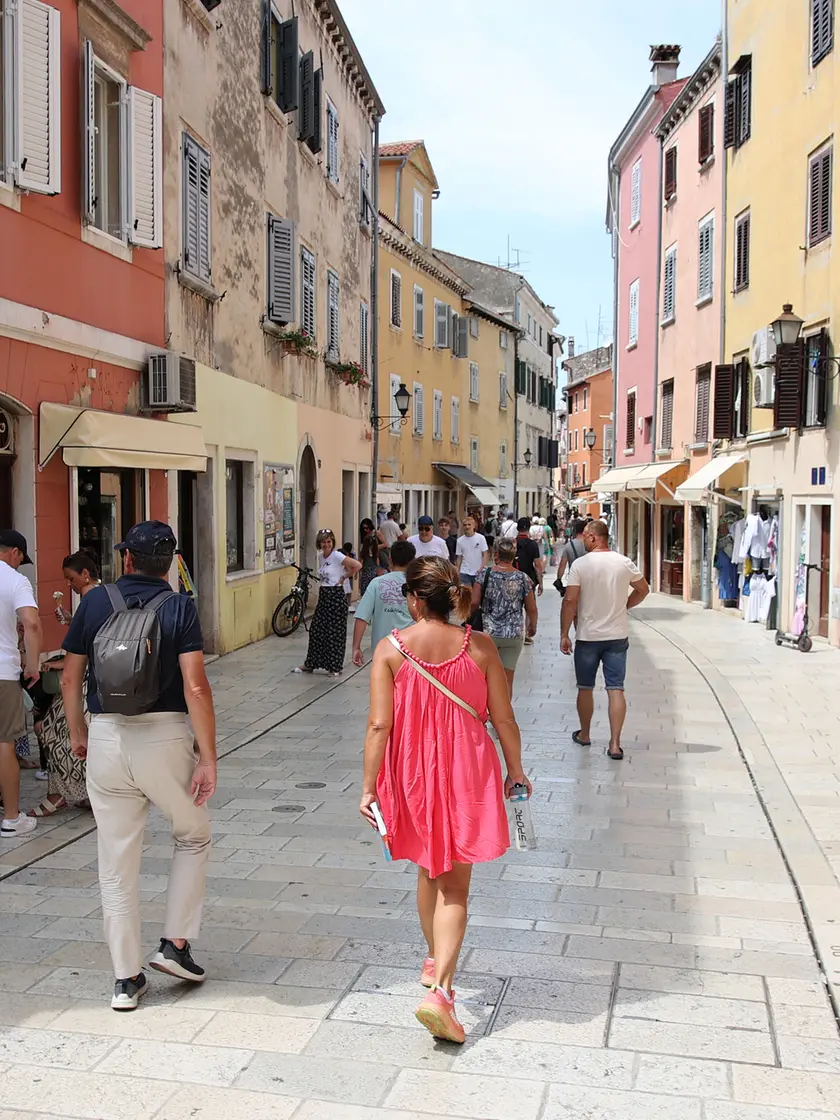 La città di Rovigno, una delle mete più visitate in Croazia (foto archivio Lasorte)