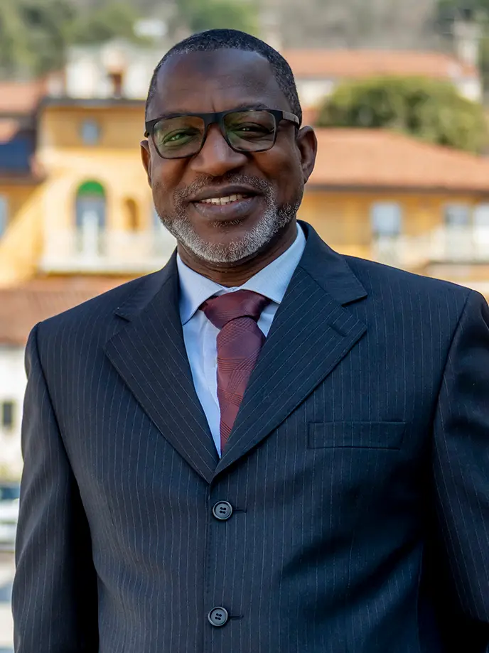 Bou Konate, presidente onorario del Darus (foto Bonaventura)