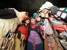 La festa della Befana in Grotta Gigante lo scorso anno Foto Lasorte