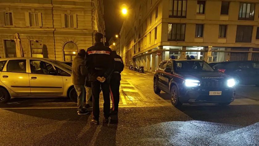 L'intervento di polizia e carabinieri