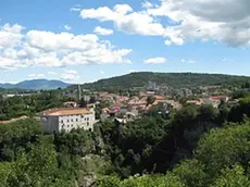 Una veduta della città di Pisino nel cuore dell’Istria