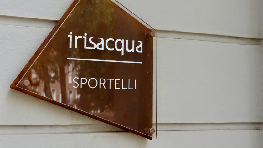Lo sportello goriziano della sede di Irisaacqua