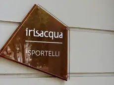 Lo sportello goriziano della sede di Irisaacqua
