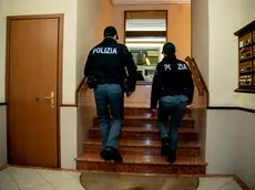 Sul posto del delitto le forze dell'ordine (Foto Katia Bonaventura)