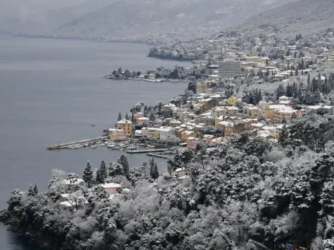 Abbazia e la sua riviera sotto la neve (foto La Voce del Popolo)