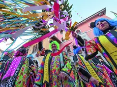 Il Carnevale in piazza Marconi nell’edizione dello scorso anno Foto Andrea Lasorte