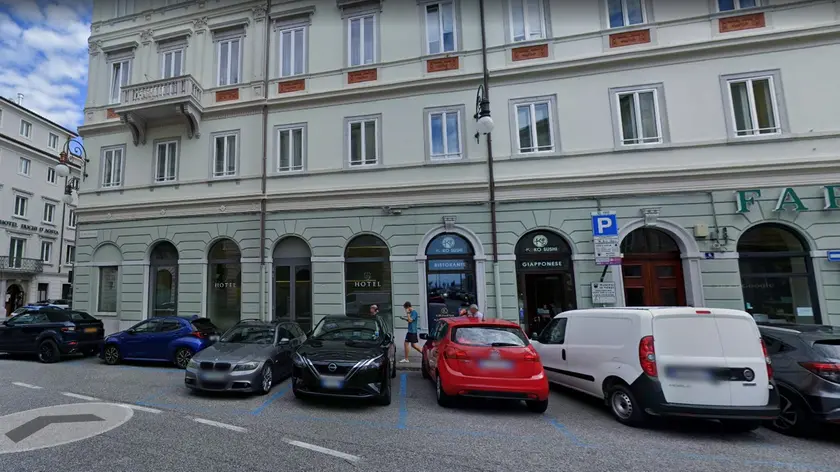 Il ristorante “Koko Sushi” di via dell’Orologio, teatro del furto