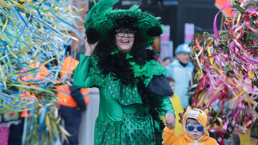 L’apertura del Carnevale di Muggia nell’edizione dello scorso anno Foto Andrea Lasorte