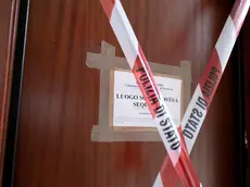 La porta sotto sequestro