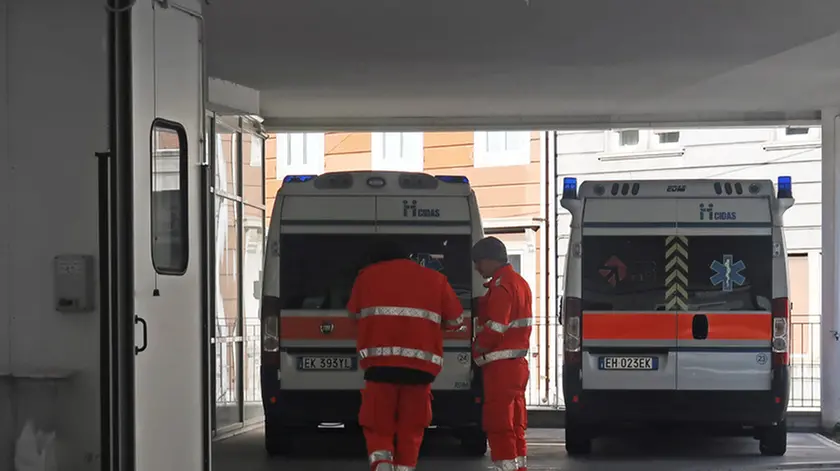 L'entrata del Pronto soccorso al Maggiore