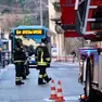 L'intervento dei Vigili del fuoco in via Commerciale. Foto Silvano