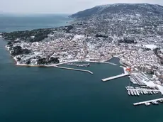 Cherso imbiancata (foto Morski.hr)