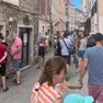 Turisti a spasso per l’Istria durante il periodo estivo