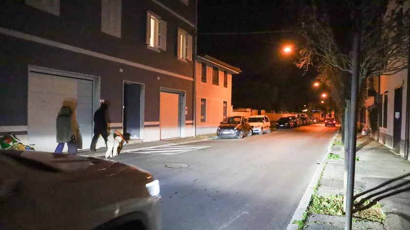 Via Orzoni, una delle strade tenute sotto controllo nel gruppo di residenti nella chat Whatsapp foto Daniele Tibaldi