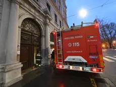 I vigili del fuoco in via Ghega (Bruni)