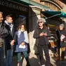 L’incontro di sabato mattina in corso Italia a Gorizia. Foto Roberto Marega
