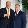 Il presidente Usa Donald Trump e il premier ungherese Viktor Orbán