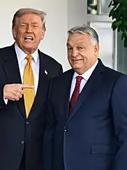 Il presidente Usa Donald Trump e il premier ungherese Viktor Orbán
