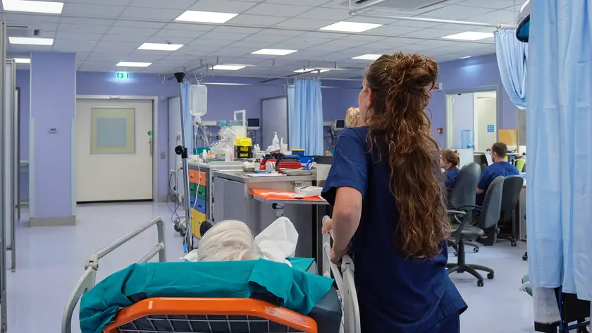 L’ospedale di Cattinara al centro di un caso giudiziario sul fine vita rovesciato in appello a favore di Asugi Foto Silvano