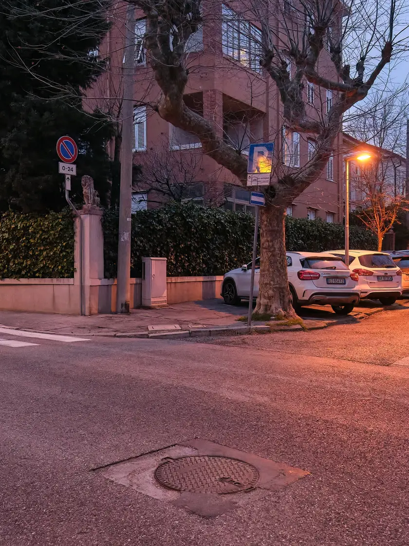 Una delle vie colpite dai ladri (Silvano)