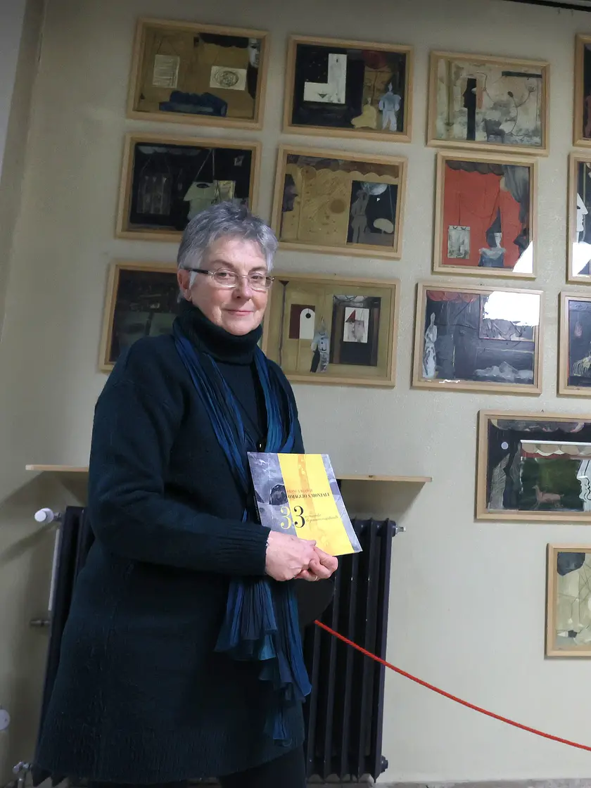 Ad accompagnare il Piccolo nella visita di sale, corridoi e spazi più nascosti, è la docente Gabriella Parodi (Foto Lasorte)