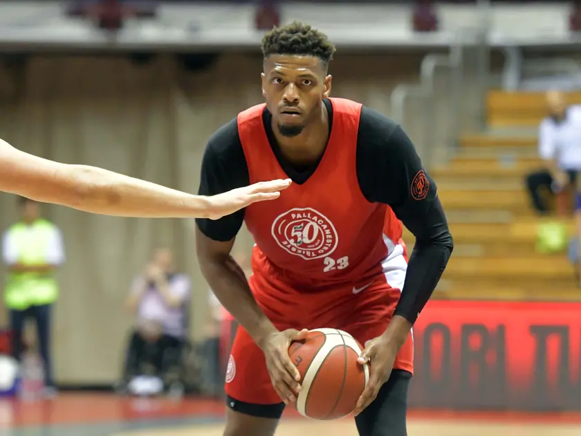 Jeff Brooks, uno dei migliori giocatori di questo inizio stagione per la Pallacanestro Trieste FOTO BRUNI