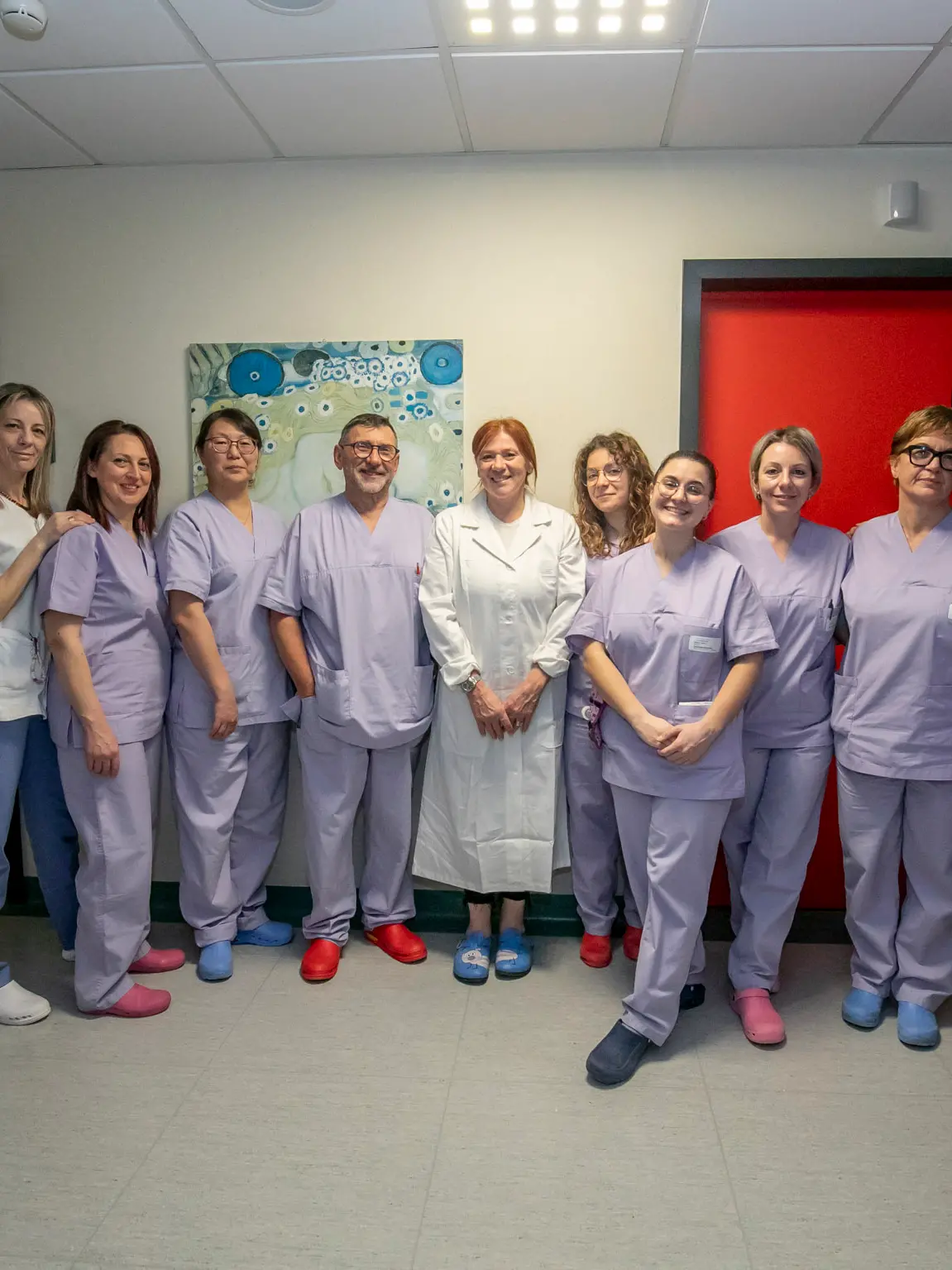 Il team del direttore Pierino Boschian-Bailo (foto Katia Bonaventura)