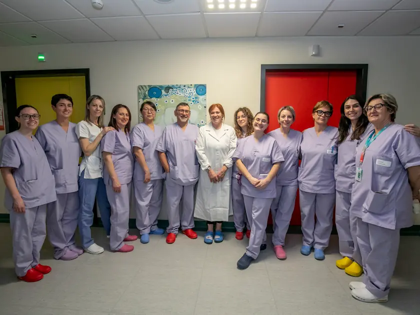 Il team del direttore Pierino Boschian-Bailo (foto Katia Bonaventura)