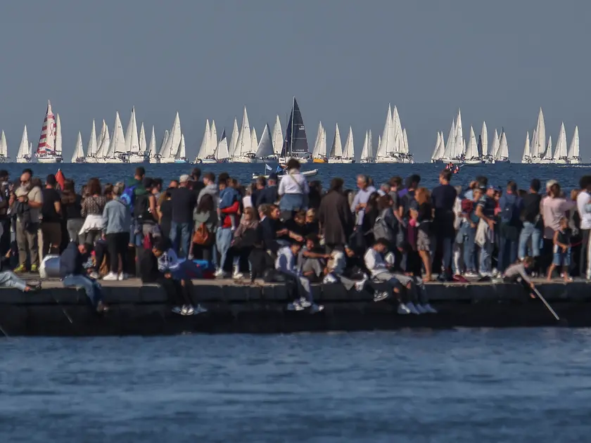 Una passata edizione della Barcolana (Lasorte)