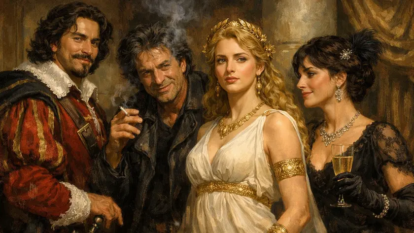 Cattivi e donne fatali assieme con l’Ai: don Rodrigo, Mickey Sabbath, Elena Di Troia e Ellen Olenska