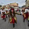 Carnevale carsico a Opicina: due immagini della sfilata dell’edizione numero 56 (foto Lasorte)