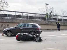 L'incidente in via Fiamme Gialle (Lasorte)