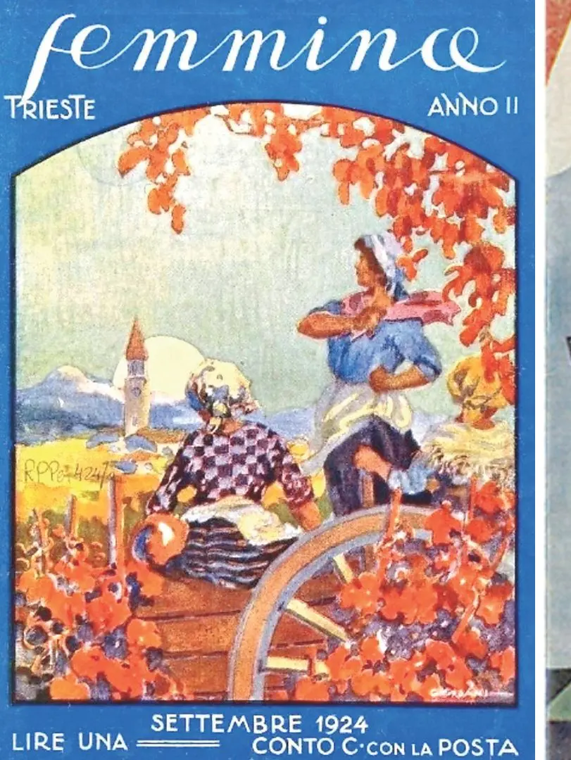 Due copertine della rivista Femmina del 1924
