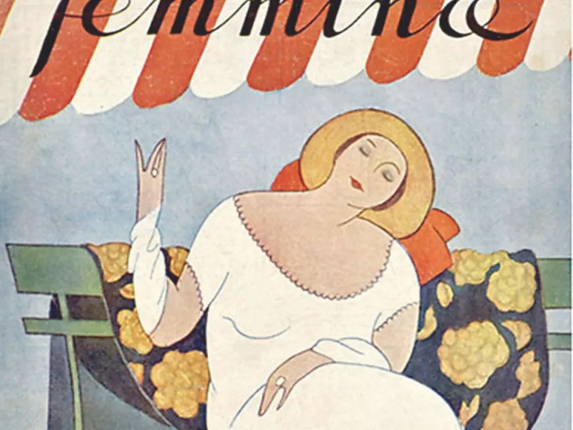 Due copertine della rivista Femmina del 1924