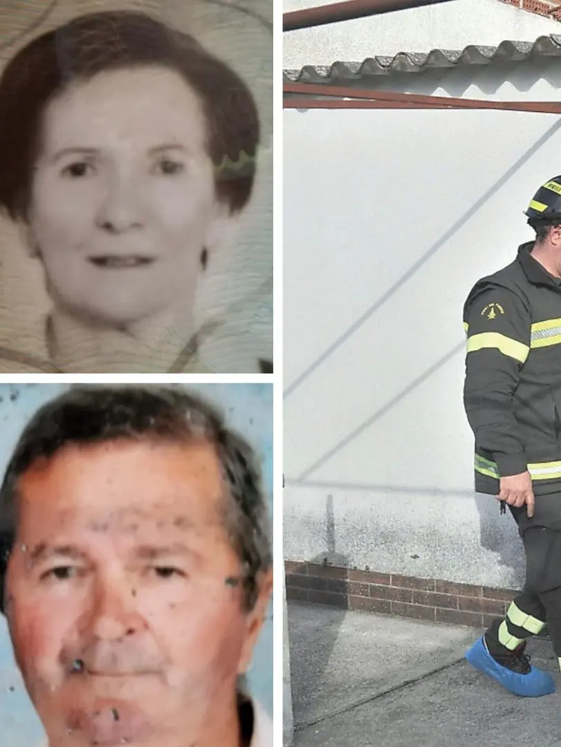 Luigi Codotto e Luigia Rossi, a destra i carabinieri del reparto scientifico nella villetta a Latisana