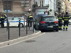 Lo scontro avvenuto tra viale D'Annunzio e via Settefontane