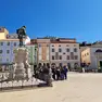 Una veduta della piazza principale di Pirano