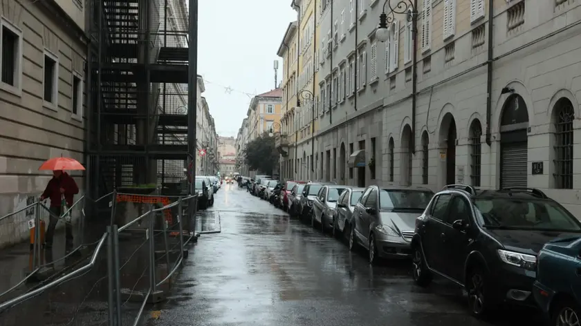 La zona dove è avvenuto il pestaggio del ragazzino