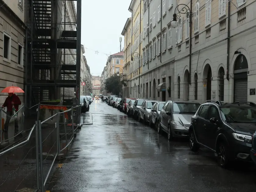 La zona dove è avvenuto il pestaggio del ragazzino