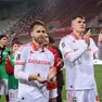 Cristian D’Urso e Noa Kljajic al termine del match con il Lumezzane (Lasorte)