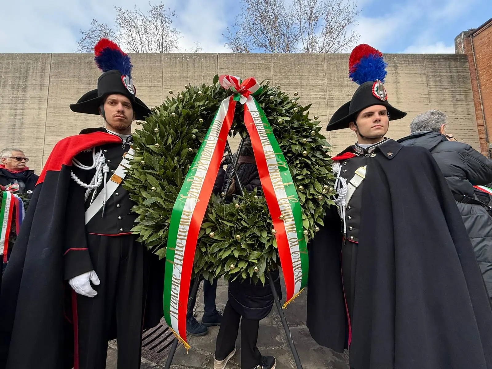 La cerimonia alla Risiera di San Sabba (foto Massimo Silvano)