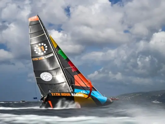 L’Imoca 11th Hour Racing in azione (foto Carli / Alea)