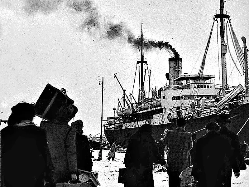 Esuli istriani lasciano la loro terra