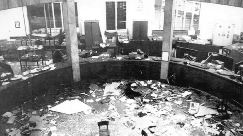 Il sito della strage di piazza Fontana, Milano 1969