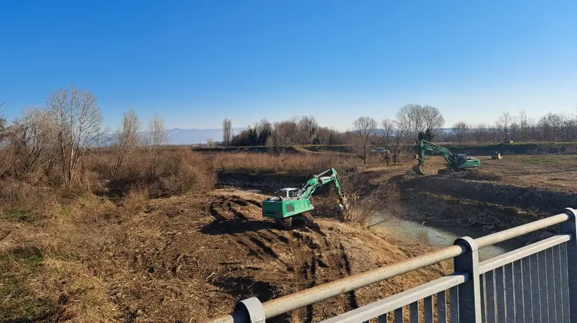 Gli interventi sul Judrio dopo la pesante alluvione del novembre scorso
