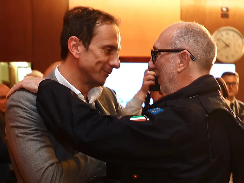 Il governatore Massimiliano Fedriga a colloquio con l’assessore alla Salute, Riccardo Riccardi