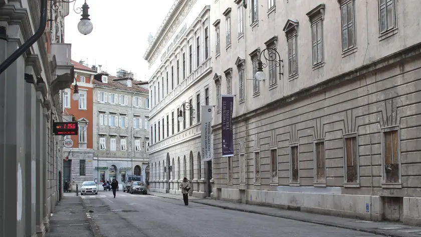 Via Diaz, teatro dell’aggressione avvenuta nella notte tra sabato e domenica foto Lasorte