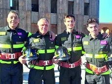 Carlo Notari con i colleghi (è il secondo da destra)